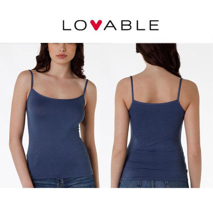 LOVABLE BASIC SOUL 17012 T S/S DENIM BLU TG.2/S