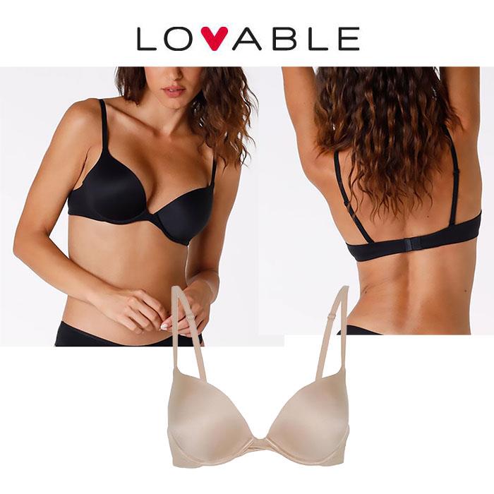 LOVABLE BODY BLISS L0CCJ RF PUSH UP NERO 34B