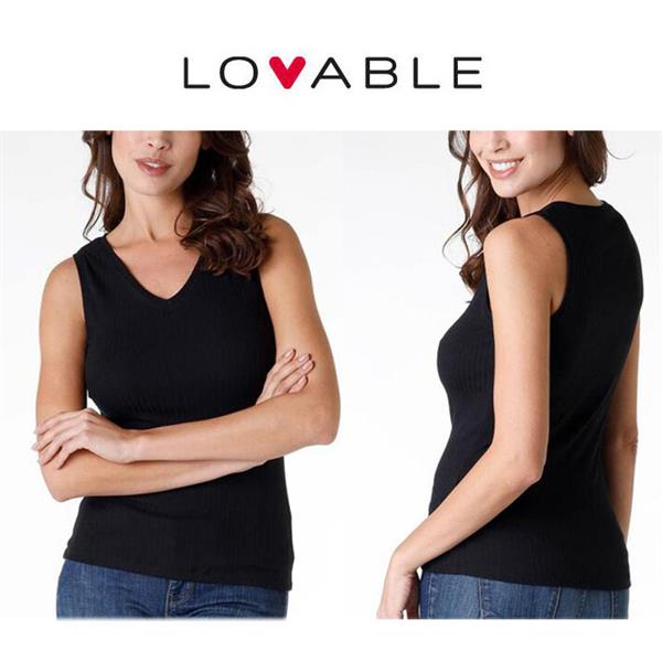 LOVABLE BASIC SOUL L0CX0 MAGLIA S/M NERO TG.3/M