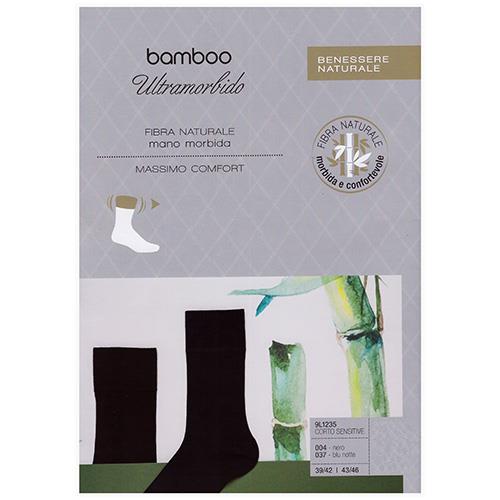 LOVABLE CALZA COT/INV CORTA BAMBOO L1235 NERO TG.39/42