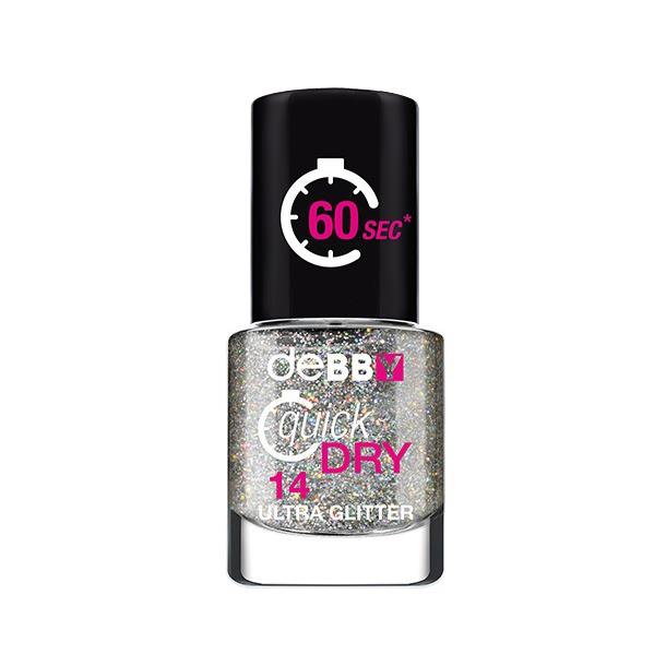 DEBBY SMALTO QUICK DRY 14 glitter silver