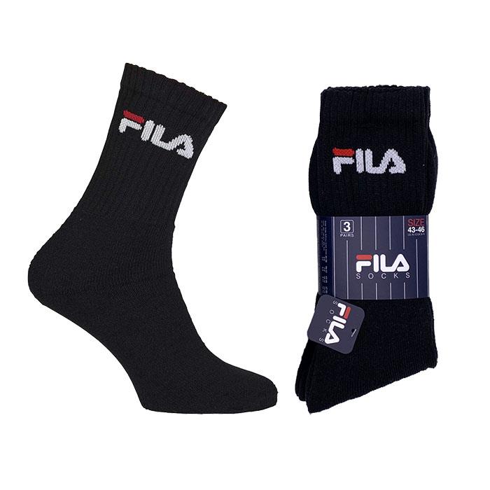 FILA CALZA CORTA IN SPUGNA F9505 NERO TG.43/46 CONF.3 PAIA