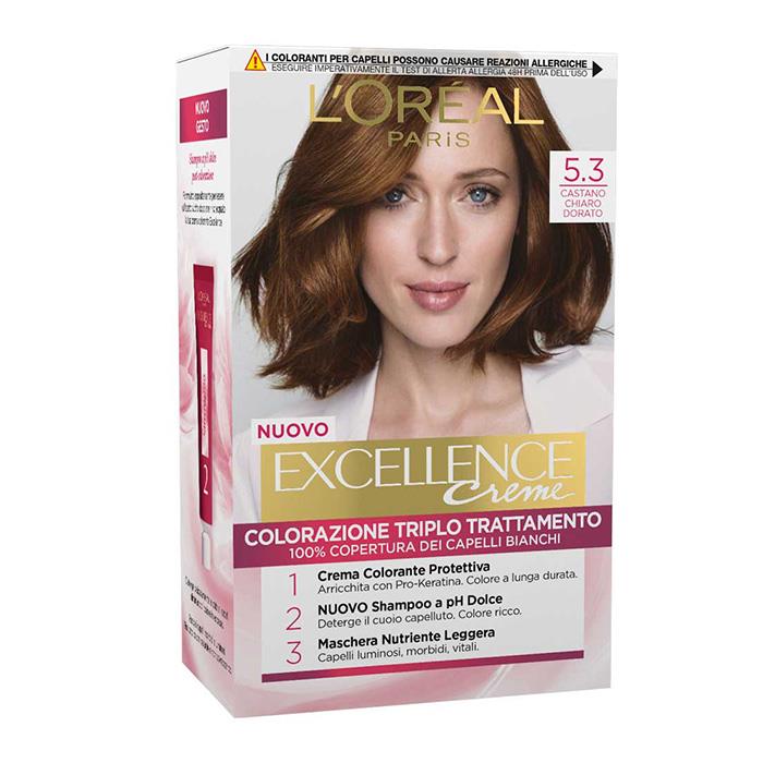 L'OREAL EXCELLENCE CREME 5.3 CASTANO CHIARO DORATO