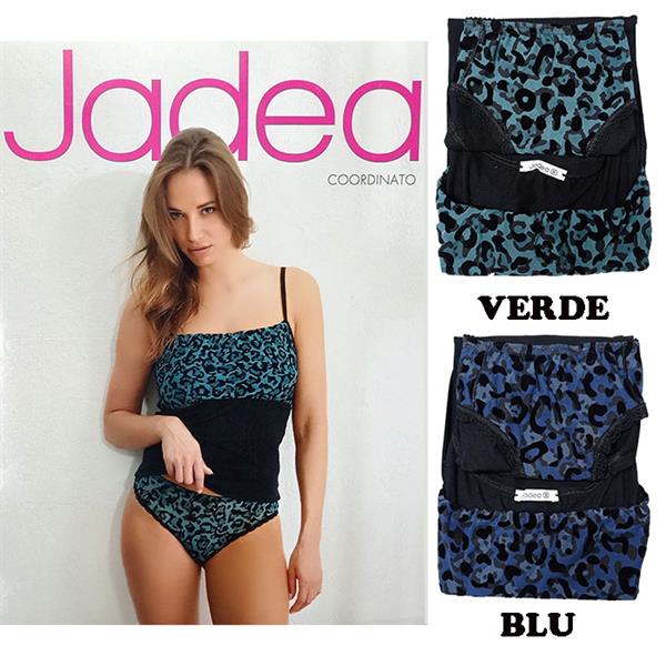 JADEA COORDINATO TOP+SLIP ART.4668 VERDE TG.S