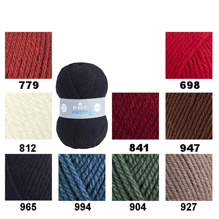 DMC KNITTY 6 100% ACRILICO 965