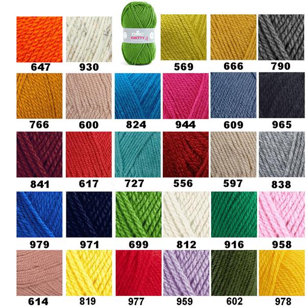 DMC KNITTY 4 100% ACRILICO 727