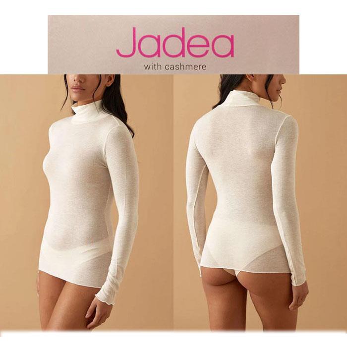 JADEA MAGLIA M/L COLLO ALTO ART.4066 LATTE TG.M