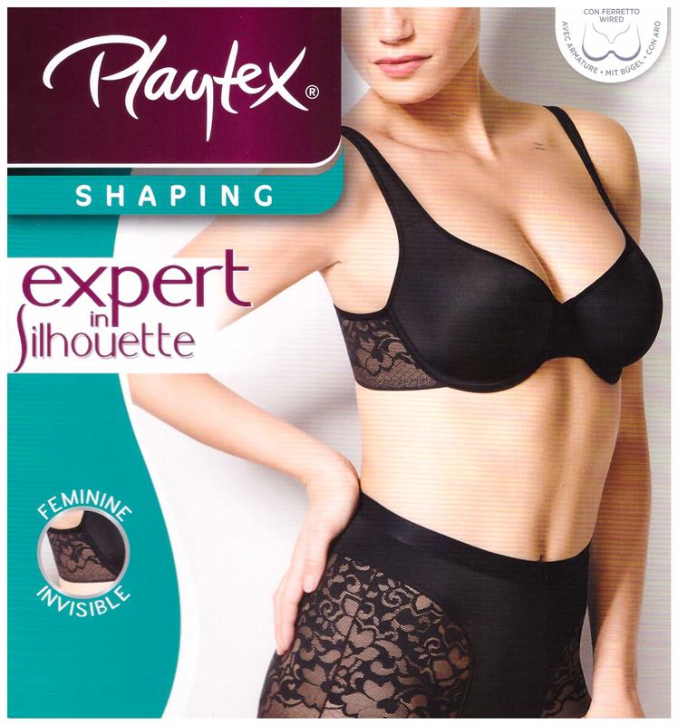 PLAYTEX SHAPING EXPERT P066F RF NERO 36DD