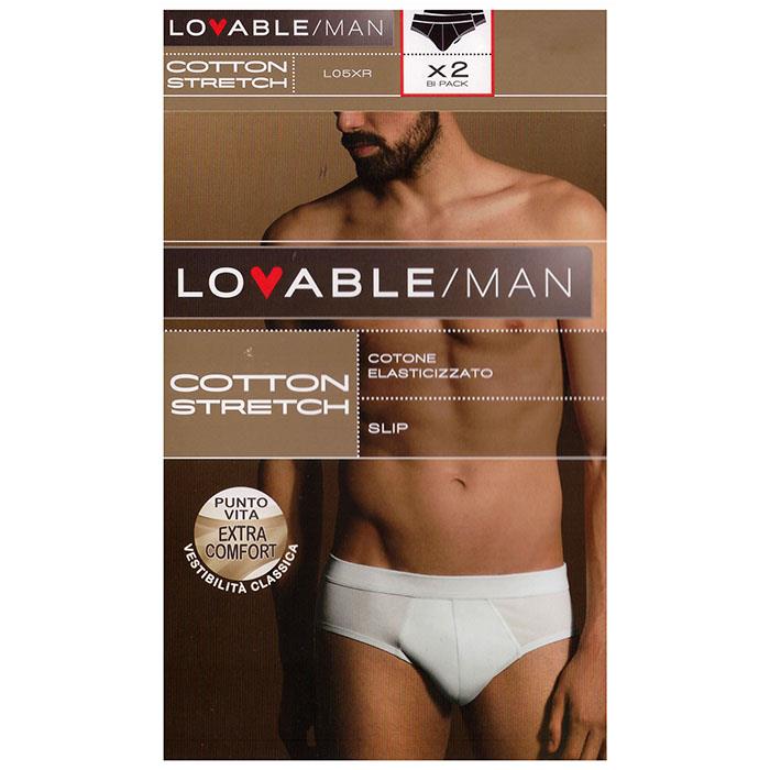 LOVABLE MAN STRETCH COTTON L05XR(40152) S GRIGIO M.TG.5/L