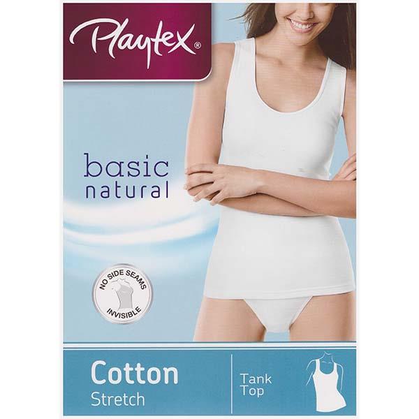 PLAYTEX BASIC COTTON STRECH P4588 S/L NERO TG.M