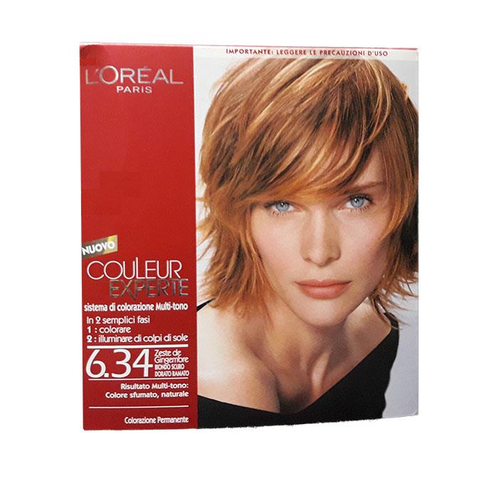 L'OREAL COULEUR EXPERTE 6,34 BIONDO SCURO DORATO RAMATO