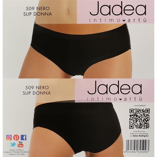 JADEA SLIP DONNA COTONE MODAL 509 NERO TG.3