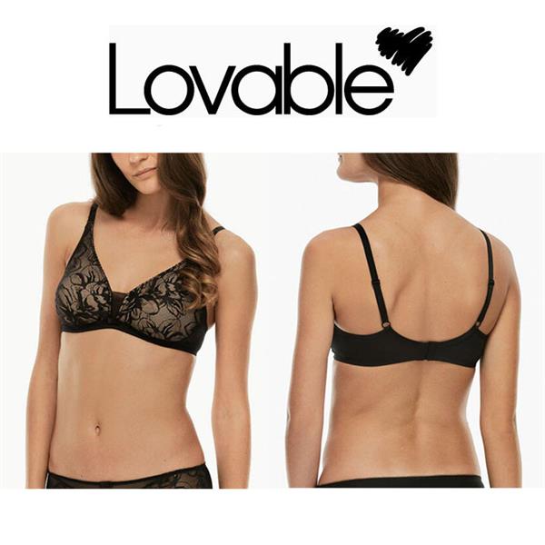 LOVABLE TONIC LIFT FEMININE L03FD R NERO 36B