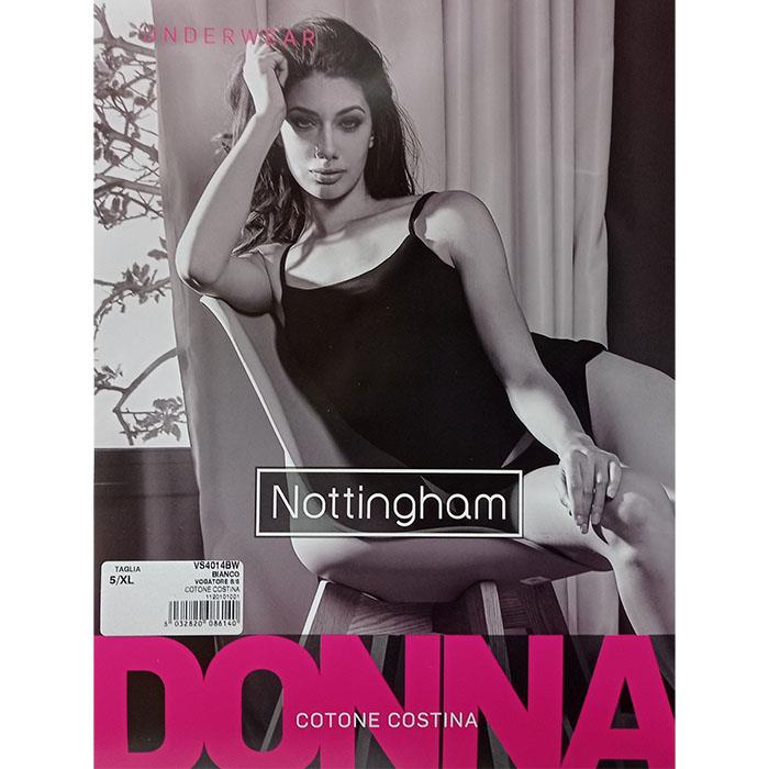 NOTTINGHAM VOGATORE DONNA S/S ART.VS4014NW NERO TG.6/XXL