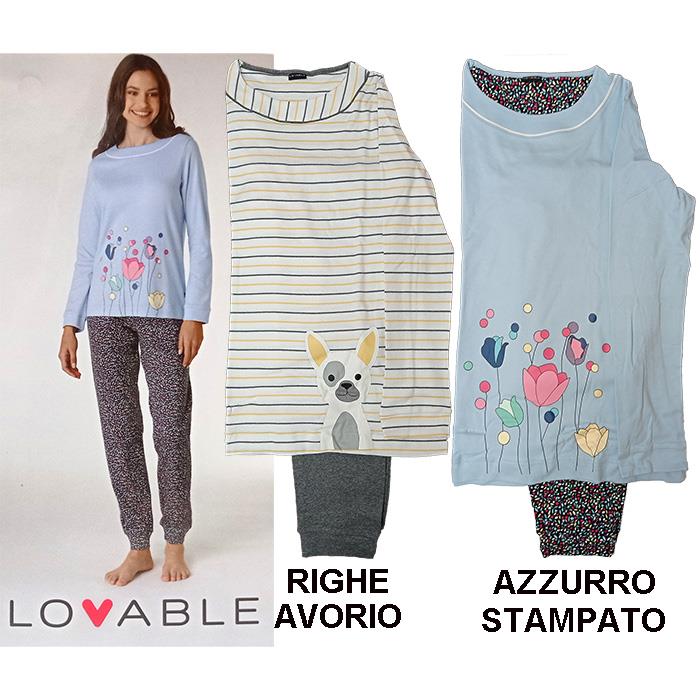 LOVABLE PIG/A INTERLOCK M/L P/L L0CH8 RIGHE AVORIO TG.2/S