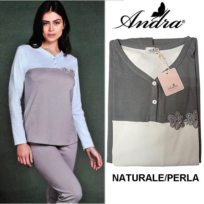 ANDRA PIG/A DONNA SERAFINO ART.9133 NATURALE/PERLA TG.6